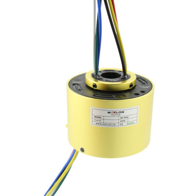 品質  Precious Metal: Gold-Gold MT0522-S15 MOFLON Electrical Through Hole Slip Ring 5mm With 15 Leads 2A 工場